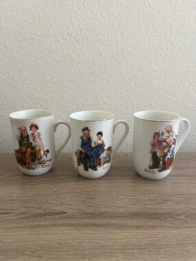 Vintage Norman Rockwell Museum 1982 Classic Mug Series Collectible Coffee Cup